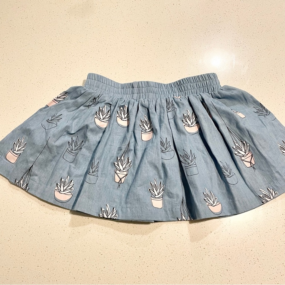 Tiny Tribe Plant Lady Chambray Skirt